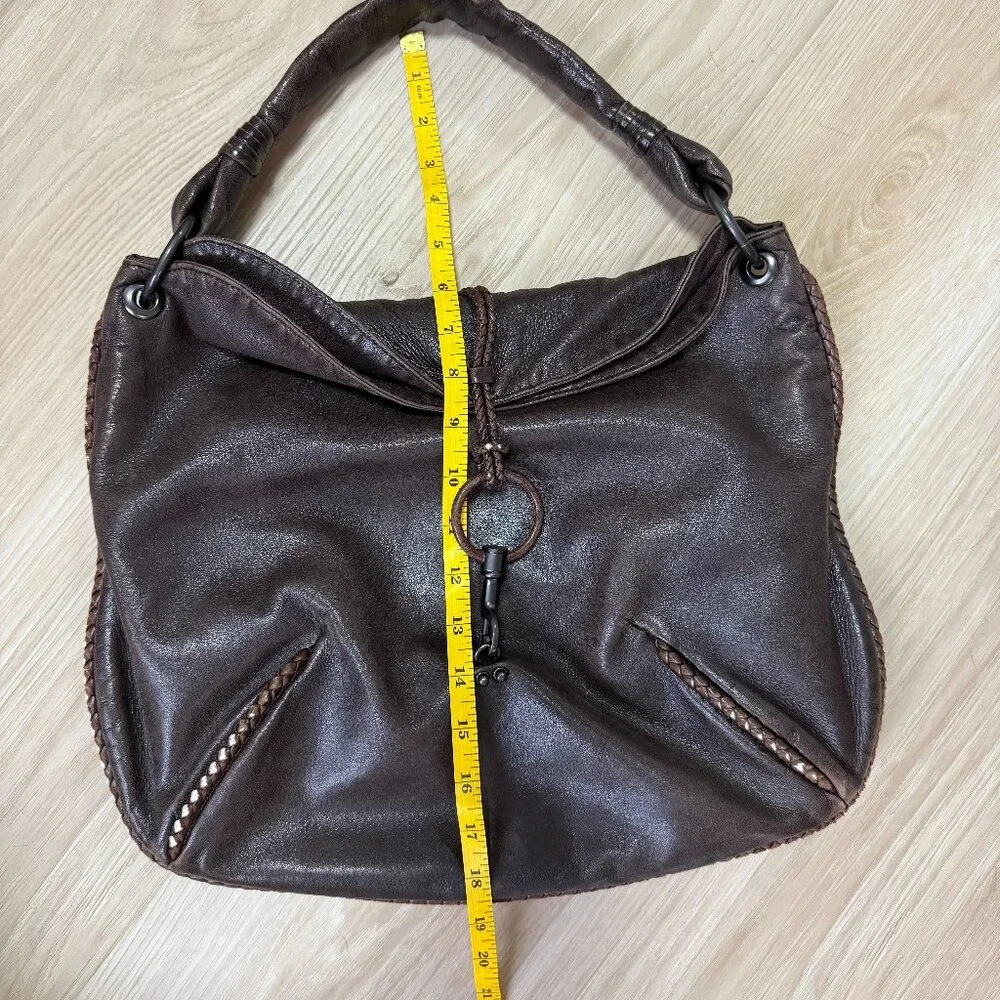 Brown Bottega Veneta Nappa Leather Hobo Bag